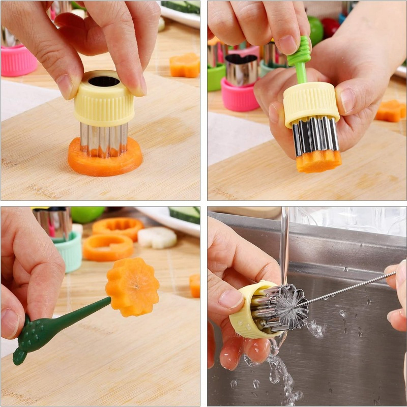 어린이를위한 스테인레스 스틸 야채 커터 모양 세트 어린 - Kitchen Gadgets Smart 리뷰 및 가격