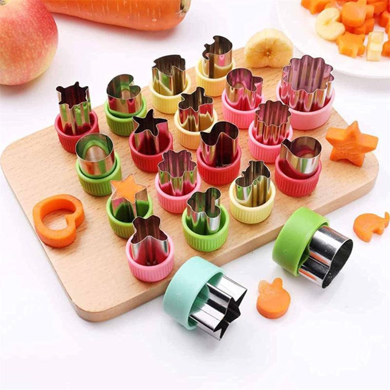 어린이를위한 스테인레스 스틸 야채 커터 모양 세트 어린 - Kitchen Gadgets Smart 리뷰 및 가격