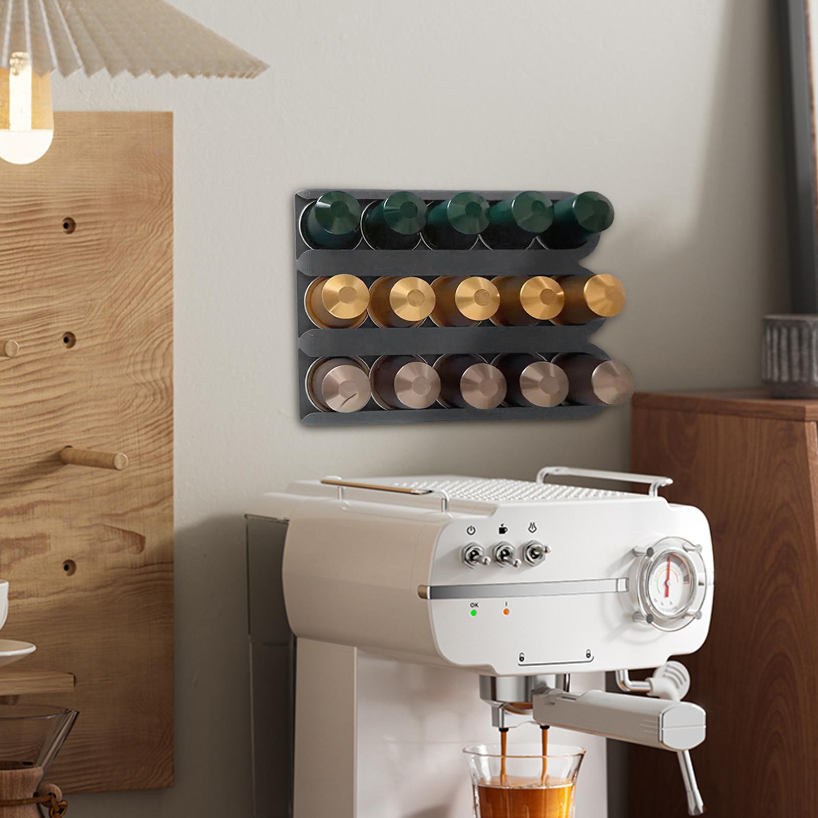 커피 포드 보관 벽걸이형 커피 포드 보관 랙 공간 절약 - Kitchen Gadgets Storage 리뷰 및 가격