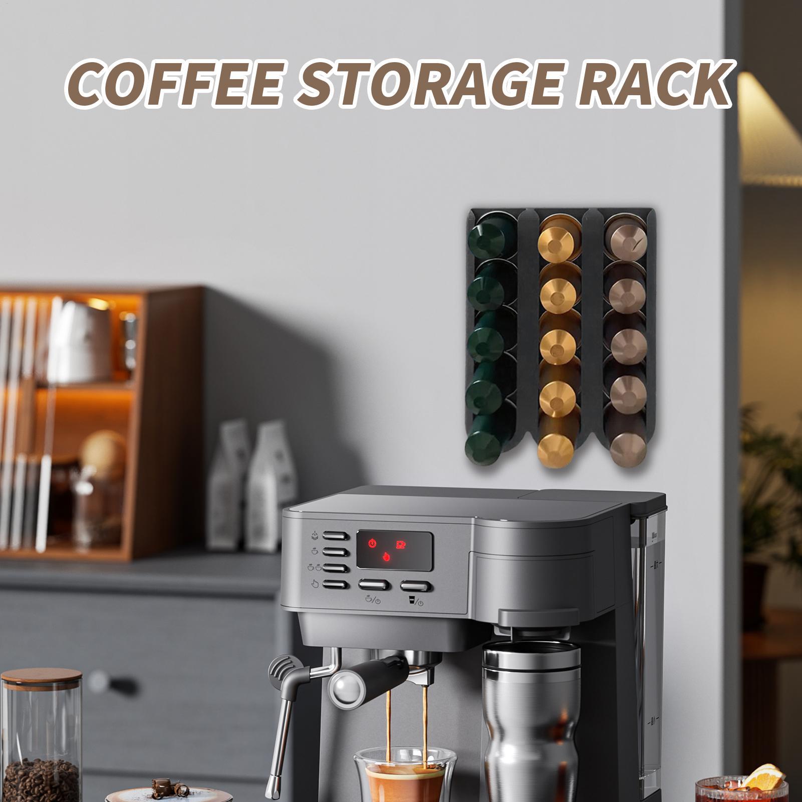 커피 포드 보관 벽걸이형 커피 포드 보관 랙 공간 절약 - Kitchen Gadgets Storage 리뷰 및 가격