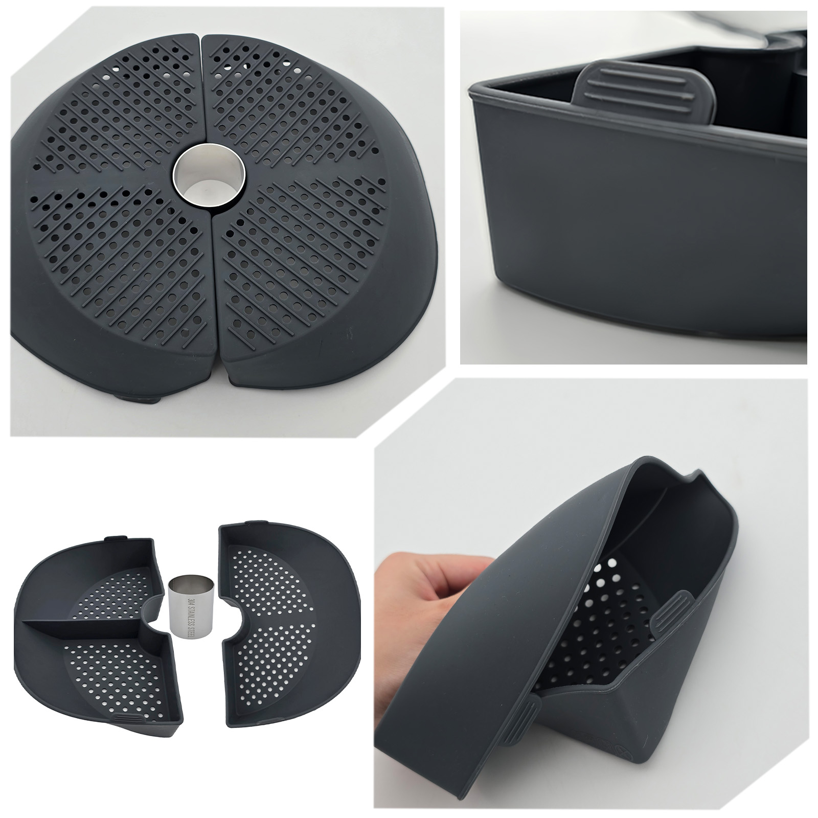 몬슈어 쿠진 스마트/커넥트/트렌드용 실리콘 찜기 바구니 - Silicone Steamer Basket 리뷰 및 가격