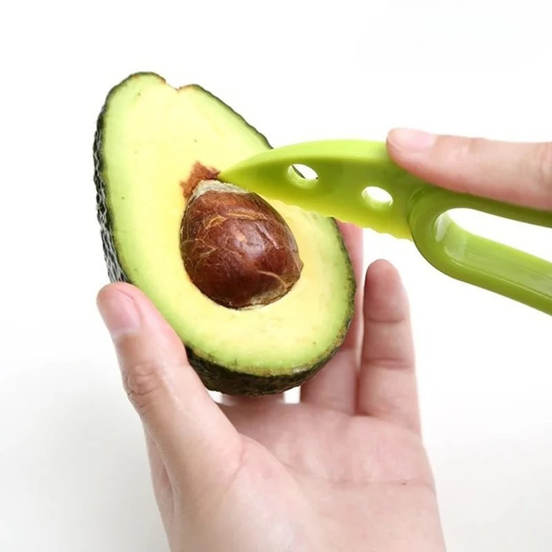 1PC 3 in 1 그린 아보카도 슬라이서 씨 제거기  - Avocado Slicer Tool 리뷰 및 가격