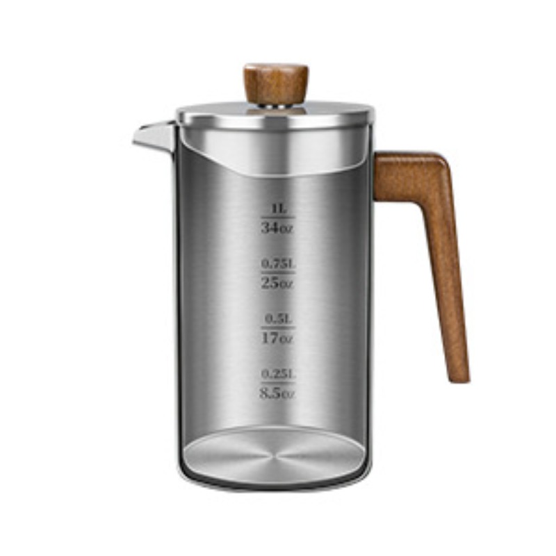 저스틴라우 1000ml 스테인리스 스틸 프렌치 프레스  - French Press Coffee Maker 리뷰 및 가격