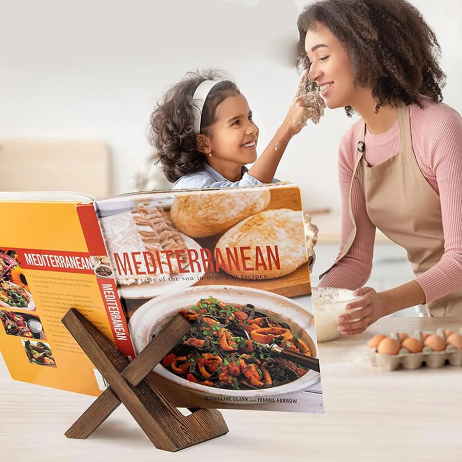 나무 레스토랑 홈 레시피 랙 주방 메뉴 디스플레이 교수 - Kitchen Gadgets Recipes 리뷰 및 가격