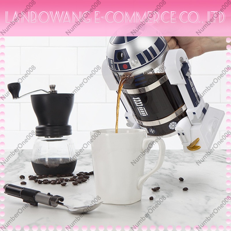 창의적인 R2D2 로봇 모양 미니 수동 드립 커피 메이 - French Press Coffee Maker 리뷰 및 가격