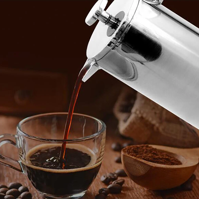 이중벽 단열 커피 포트 필터 내열 프렌치 프레스 커피  - French Press Coffee Maker 리뷰 및 가격