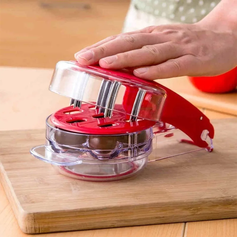6구 체리 코어러(핵 제거기) 용기 포함 주방 도구,  - Kitchen Gadgets Novelty 리뷰 및 가격