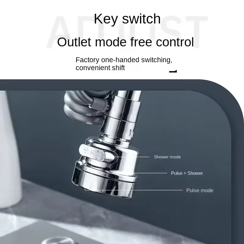 신형 3가지 모드 싱크 수도꼭지 360도 회전 필터 연 - Kitchen Gadgets Must Have 리뷰 및 가격
