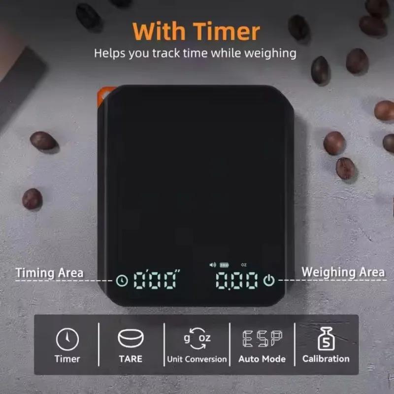 타이머가 있는 주방용 미니 커피 저울 2kg/0.1g  - Kitchen Timer Digital 리뷰 및 가격