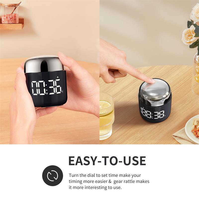 회전식 주방 타이머 LED 디스플레이, 199분 카운트 - Kitchen Timer Digital 리뷰 및 가격