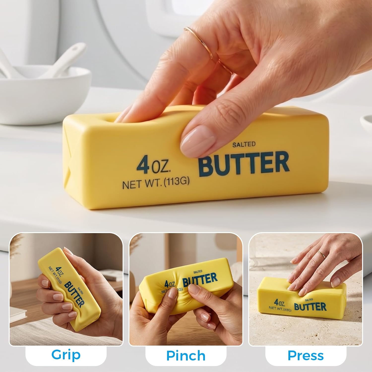 새로운 부드러운 느린 반동 버터 스틱 실리콘 스퀴즈 스 - Kitchen Gadgets Must Have 리뷰 및 가격