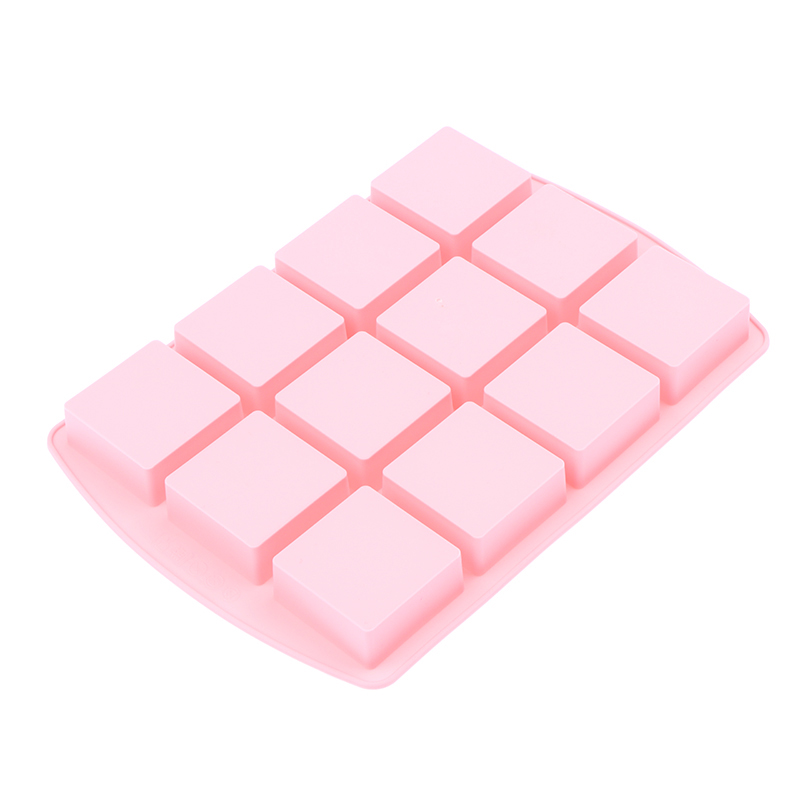 *1Pcs DIY 브라우니 푸드지 케이크용 12캐비티  - Silicone Mold Baking 리뷰 및 가격