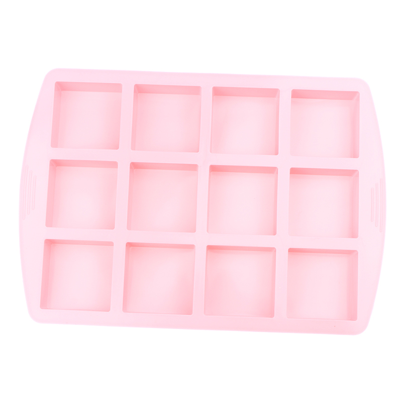 *1Pcs DIY 브라우니 푸드지 케이크용 12캐비티  - Silicone Mold Baking 리뷰 및 가격