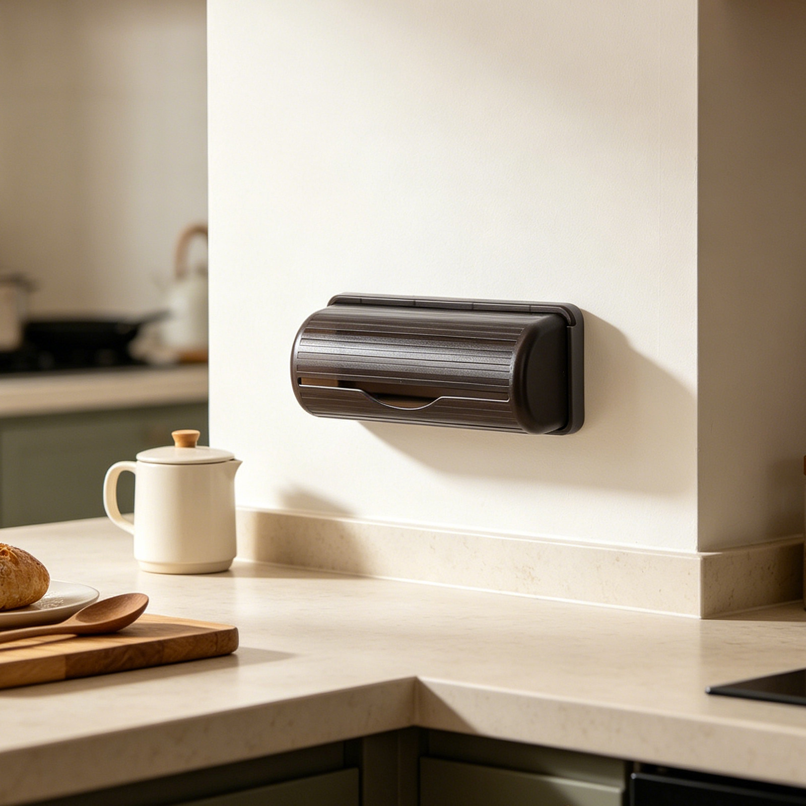 벽걸이형 쓰레기 봉투 홀더 플라스틱 식료품 봉투 디스펜 - Kitchen Gadgets Storage 리뷰 및 가격