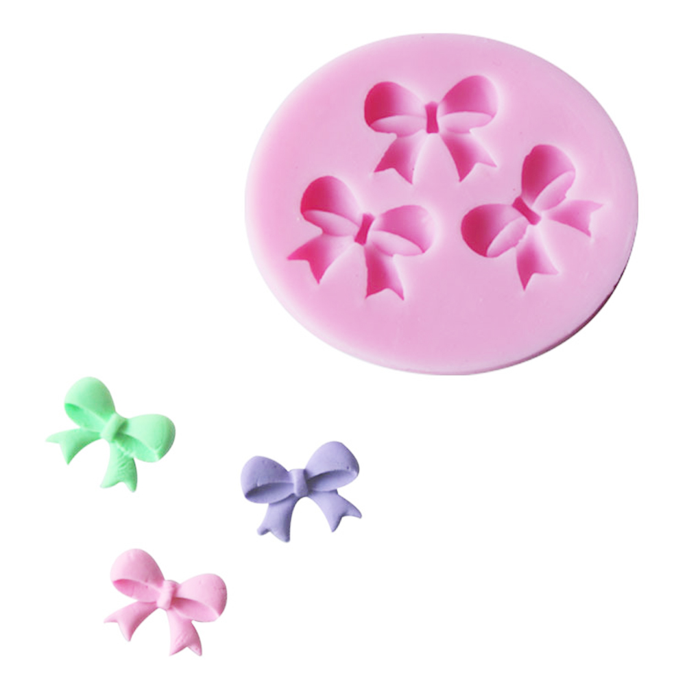 나비매듭 모양의 퐁당 설탕 케이크 장식, 실리콘 몰드  - Silicone Mold Baking 리뷰 및 가격