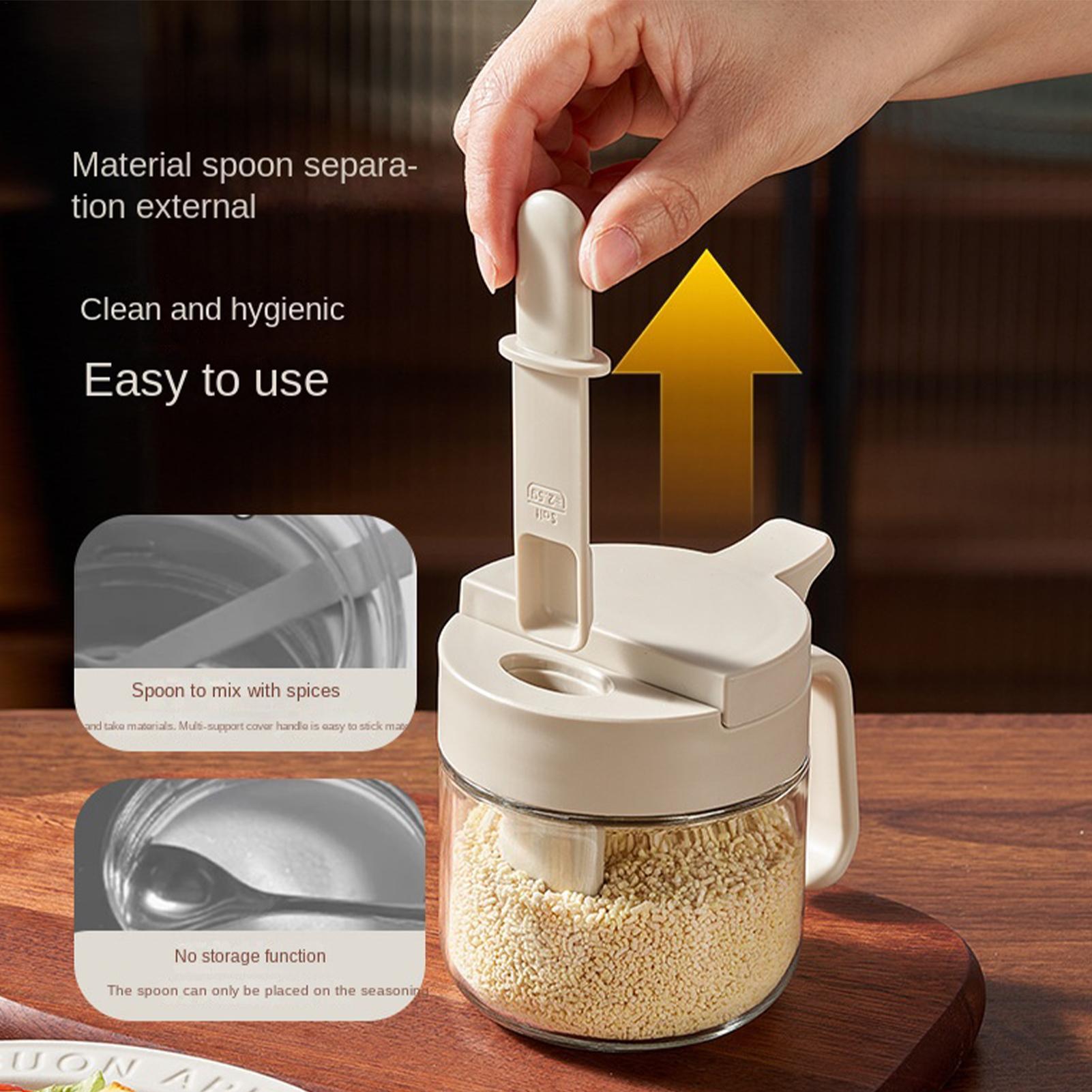 조미료 용기 누출 방지 소금 보관함(숟가락 포함) 주방 - Kitchen Gadgets Storage 리뷰 및 가격