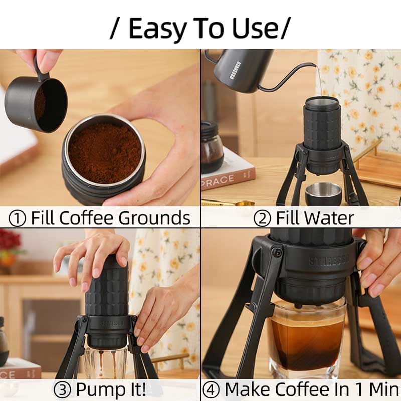 STARESSO 미라지 SP300 플러스 휴대용 에스프 - French Press Coffee Maker 리뷰 및 가격