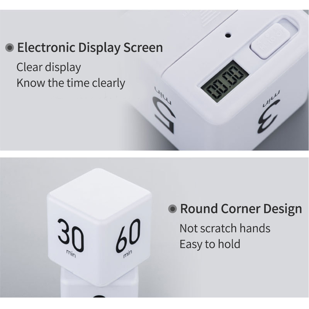 휴대용 큐브 타이머 디지털 주방 타이머 카운트다운 알람 - Kitchen Gadgets Smart 리뷰 및 가격